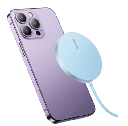 Attēls no Baseus Simple Mini 3 Magnetic Charger 15W