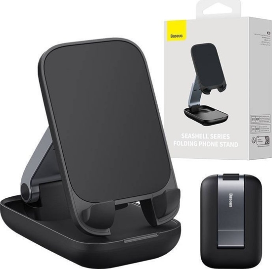 Picture of Baseus Seashell Phone Stand klappbar schwarz