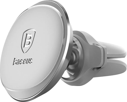 Изображение Baseus Uchwyt Samochodowy Baseus C40141201S13-00 Magnetyczny Na Kratk Nawiewu - Srebrny