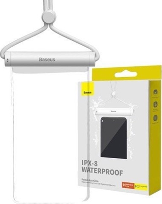 Attēls no Baseus Baseus AquaGlide BS-PC030 case waterproof IPX8 with cylindrical clasp - white
