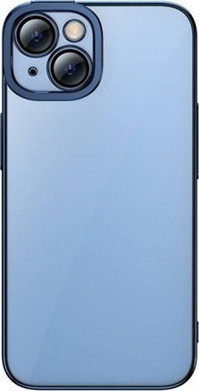 Picture of Baseus Baseus Glitter Transparent Case and Tempered Glass set for iPhone 14 Plus (blue)