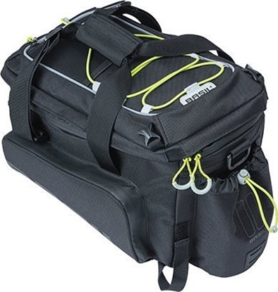 Picture of Basil Torba na baganik BASIL MILES TARPAULIN TRUNKBAG XL PRO 9-36L, 100% wodoodporna black lime (bez pytki mocujcej) (NEW 2024)