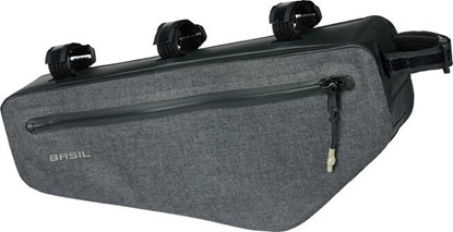 Picture of Basil Torba pod ram BASIL NAVIGATOR STORM FRAME BAG M 2.2L, wodoodporna grey black (NEW 2024)