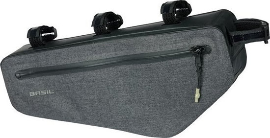 Picture of Basil Torba pod ram BASIL NAVIGATOR STORM FRAME BAG M 2.2L, wodoodporna grey black (NEW 2024)