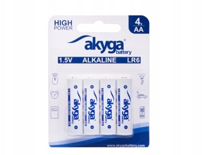 Picture of Bateria alkaliczna AA LR6 Akyga AKY2068 1.5V / 3050mAh 4szt