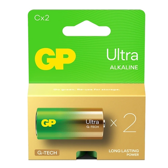 Picture of Bateria alkaliczna LR14/C GP ULTRA 2szt. (G-TECH) 