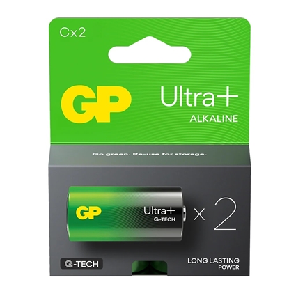 Picture of Bateria alkaliczna LR14/C GP ULTRA+ 1 szt. (G-TECH) 
