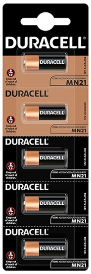Изображение Bateria alkaliczna, 23A, 23AE, MN21, A24, Duracell, blistr, 5-pack, 42464