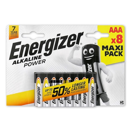 Изображение Bateria Alkaline Power AAA E92 8 szt. Blister