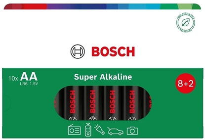 Picture of BATERIA BOSCH  10SZT AA SUPER ALKALINE LR6SA10B/00