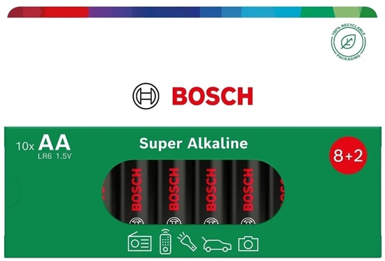 Picture of BATERIA BOSCH  10SZT AA SUPER ALKALINE LR6SA10B/00