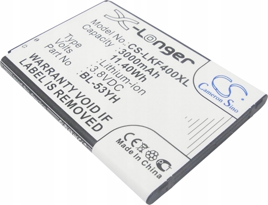 Picture of Bateria Cameron Sino Akumulator Bateria T Bl-53yh Eac62378905 Do Lg G3 D855 Ls990 D850 D851 F400 / Cs-lkf400xl