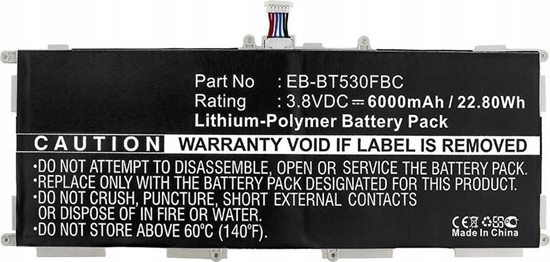 Picture of Bateria CoreParts Battery 26Wh Li-ion 3.8V