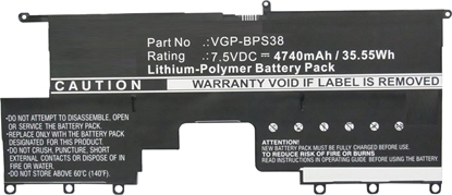 Изображение Bateria CoreParts Laptop Battery for Sony