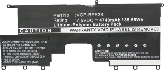 Изображение Bateria CoreParts Laptop Battery for Sony