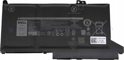 Attēls no Bateria Dell Battery, 42WHR, 3 Cell,