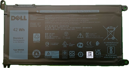 Attēls no Bateria Dell Battery, 42WHR, 3 Cell,