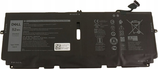 Изображение Bateria Dell Battery, 52WHR, 4 Cell,