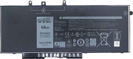 Picture of Bateria Dell Battery, Polymer, 68Whr, 4