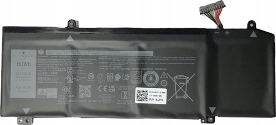 Изображение Bateria Dell BTRY,PRI,60WHR,4C,LITH,SMP