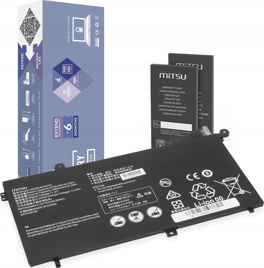 Picture of Bateria do Huawei Matebook D Series HB46K497ECW 3700 mAh (42.2 Wh) 11.4V