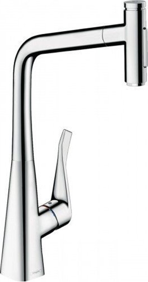 Picture of Bateria kuchenna Hansgrohe Kitchen faucet with pull-out hose Hansgrohe Metris Select M71 72833000