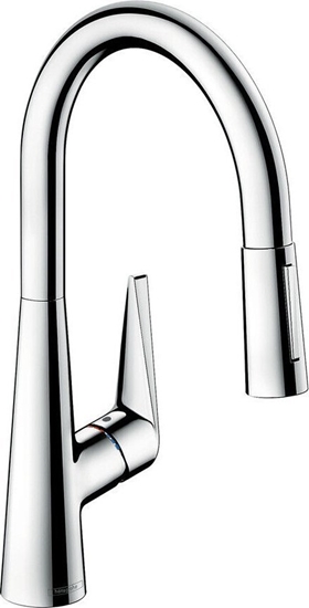 Picture of Bateria kuchenna Hansgrohe Virtuvinis maiytuvas su itraukiama arna Hansgrohe Talis M51 72817000