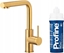 Изображение Bateria kuchenna KFA DUERO PURE BASIC BATERIA KUCHENNA Z FUNKCJ FILTRACJI WODY + ZESTAW FILTRUJCY PROFINE BLUE S, BRUSHED GOLD