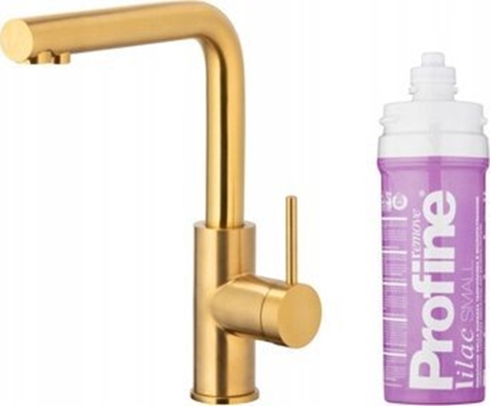 Picture of Bateria kuchenna KFA DUERO PURE BASIC BATERIA KUCHENNA Z FUNKCJ FILTRACJI WODY + ZESTAW FILTRUJCY PROFINE LILAC S, BRUSHED GOLD