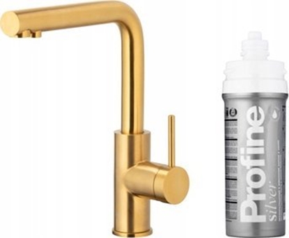 Picture of Bateria kuchenna KFA DUERO PURE BASIC BATERIA KUCHENNA Z FUNKCJ FILTRACJI WODY + ZESTAW FILTRUJCY PROFINE SILVER S, BRUSHED GOLD