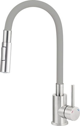 Attēls no Bateria kuchenna Neo Deante Bateria kuchenna LUNO z git wylewk - 2 rodzaje strumienia BOC_S740