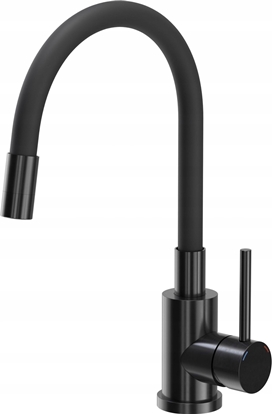 Picture of Bateria kuchenna Steiner MAGGIE stalowa bateria kuchenna z elastyczn wylewk, nano PVD black metal