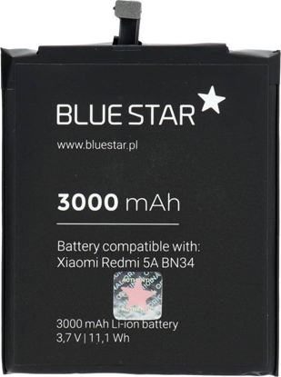 Attēls no Bateria Partner Tele.com Bateria do Xiaomi Redmi 5A (BN34) 3000 mAh Li-Ion Blue Star