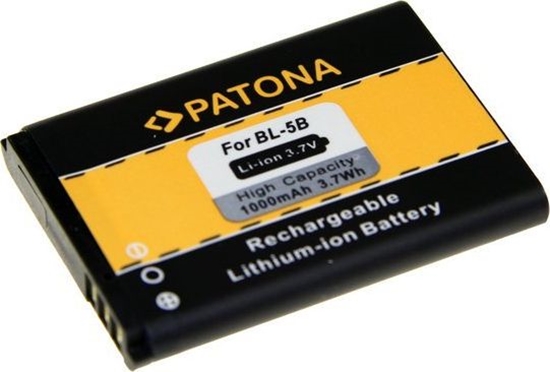 Изображение Bateria Patona Nokia BL-5B 1000mAh 3,7V Li-Ion