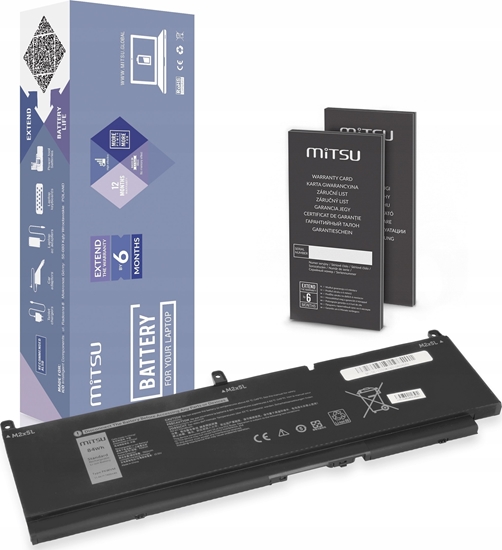 Изображение Bateria PKWVM do Dell Precision 15 7550 7560 Precision 15 7760 7400 mAh (84 Wh) 11.4V
