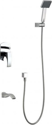 Attēls no Bateria wannowa Blue Water Zestaw wannowy podtynkowy z wylewk i prysznicem LIWIA LIW-ZWP.200C