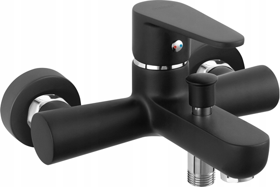 Picture of Bateria wannowa Ferro BAT. ALGEO WANNOWA CZARNA,BEZ NATRYSKU FERRO // BF.BAG1BL