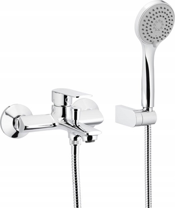 Picture of Bateria wannowa KFA 4424-510-00 AGAT BATERIA WANNOWA CIENNA Z ZESTAWEM NATRYSKOWYM (W 1500 MM, MOCOWANIE CIENNE, RCZKA 3-FUNKCYJNA) , CHROM + CLICK CLACK// B-90-00-1-000-ZESTAW