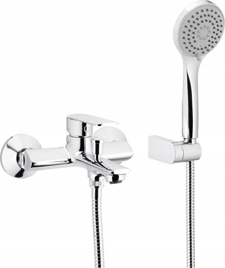 Picture of Bateria wannowa KFA 4424-510-00 AGAT BATERIA WANNOWA CIENNA Z ZESTAWEM NATRYSKOWYM (W 1500 MM, MOCOWANIE CIENNE, RCZKA 3-FUNKCYJNA) , CHROM + CLICK CLACK// B-90-00-1-000-ZESTAW