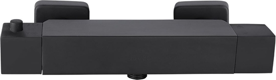 Picture of Bateria wannowa Laveo LAVEO Kvadrato - bateria natryskowa cienna z termostatem bez zestawu natryskowego