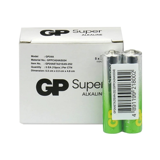 Picture of Baterie alkaliczne LR03/AAA GP SUPER 10szt. (G-TECH) 
