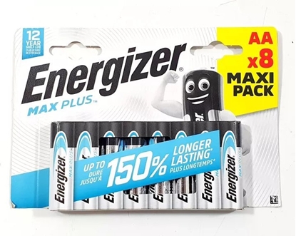 Изображение Baterie alkaliczne LR6/AA blister 8szt. ENERGIZER MAX PLUS 
