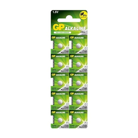 Picture of Baterie alkaliczne MINI GP 177/G4/AG4/LR626/LR66 blister 10szt.