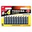 Picture of Baterijas AA LR6 1.5V Alkaline 10gab. TOSHIBA