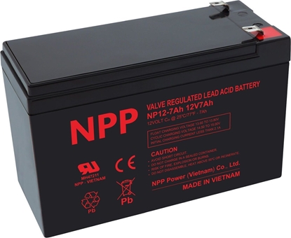 Attēls no BATTERY 12V 7AH PB NPP