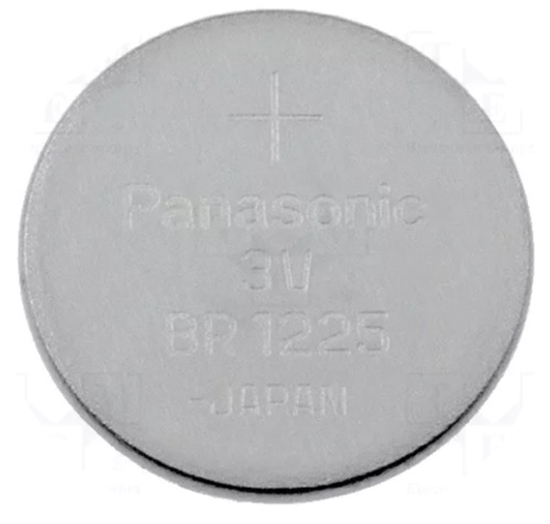 Изображение Battery: lithium; 3V; BR1225,coin; ¨12x2.5mm; 48mAh