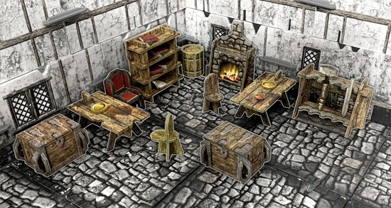 Picture of Battle Systems Ltd BattleSystems: Fantasy Village Furniture