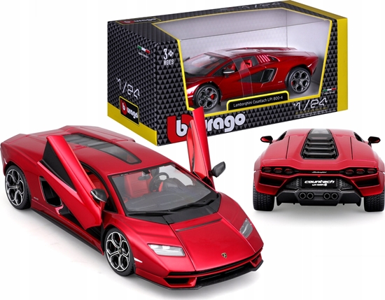 Picture of Bburago BBU 1:24 Lamborghini CountachLPI 800-4 Red 21102RD