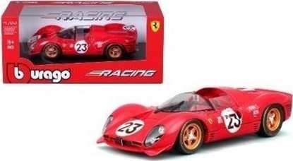 Attēls no BBURAGO Ferrari 330 P4 Daytona 1:24 rot Wstpnie zmontowany