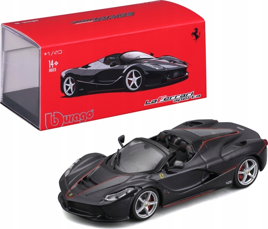 Picture of Bburago Ferrari LaFerrari Aperta matt black 1:43 BBURAGO